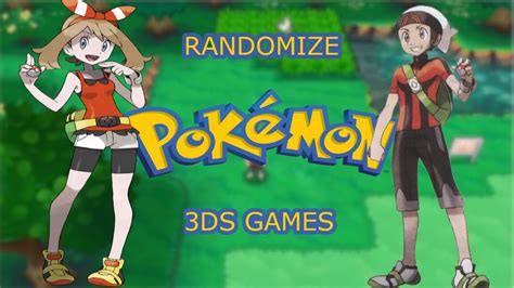Does anyone know how to randomize a 3ds pokemon game : .